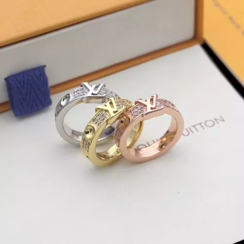 Replica Louis Vuitton LV Rings In Rose Gold #1390156 $25.00 USD for Wholesale