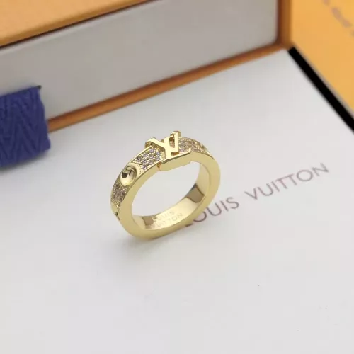 Wholesale Louis Vuitton LV Rings In Gold #1390157 $25.00 USD, Wholesale Quality Replica Louis Vuitton LV Rings