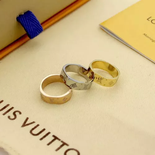 Replica Louis Vuitton LV Rings In Gold #1390160 $25.00 USD for Wholesale