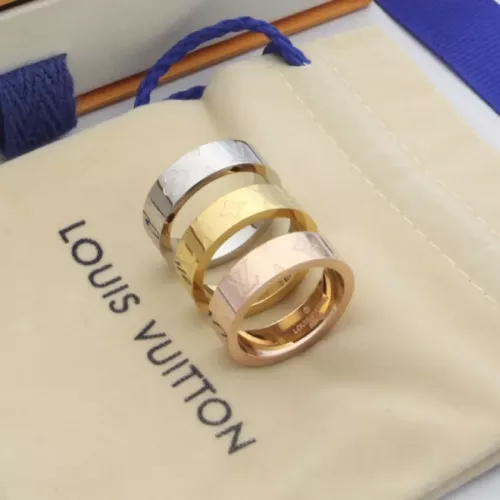 Replica Louis Vuitton LV Rings In Gold #1390168 $25.00 USD for Wholesale