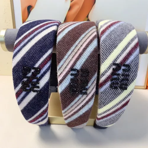 Replica MIU MIU Headband For Women #1390184 $27.00 USD for Wholesale