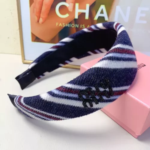 Replica MIU MIU Headband For Women #1390185 $27.00 USD for Wholesale