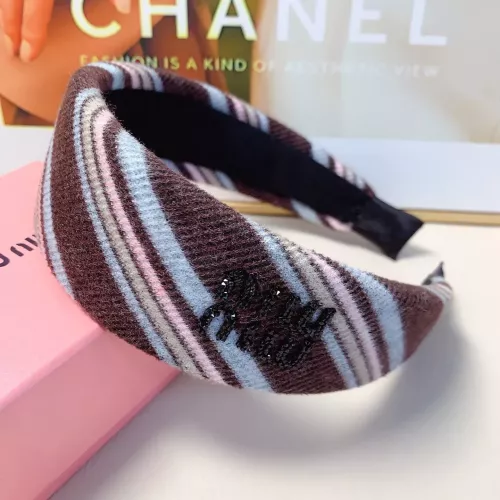 Replica MIU MIU Headband For Women #1390186 $27.00 USD for Wholesale