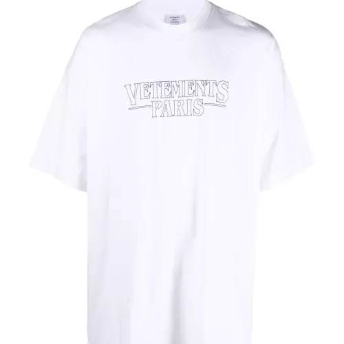 Wholesale VETEMENTS T-Shirts Short Sleeved For Unisex #1390216 $36.00 USD, Wholesale Quality Replica VETEMENTS T-Shirts