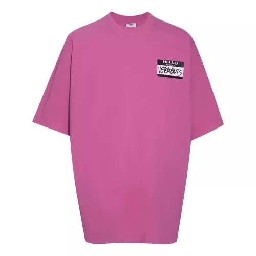 Wholesale VETEMENTS T-Shirts Short Sleeved For Unisex #1390244 $40.00 USD, Wholesale Quality Replica VETEMENTS T-Shirts