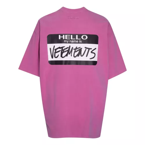 Replica VETEMENTS T-Shirts Short Sleeved For Unisex #1390244 $40.00 USD for Wholesale