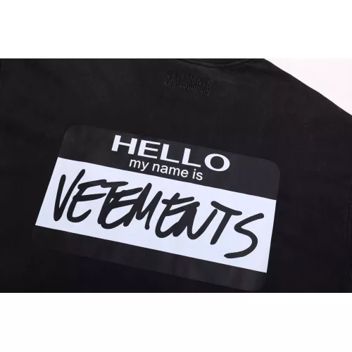 Replica VETEMENTS T-Shirts Short Sleeved For Unisex #1390245 $40.00 USD for Wholesale