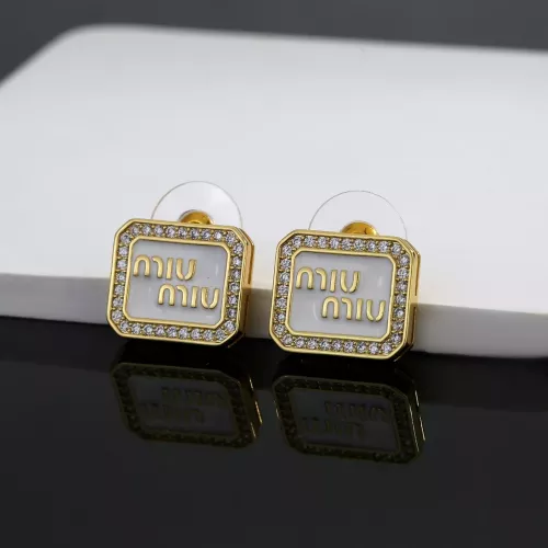 Wholesale MIU MIU Earrings For Women #1390251 $25.00 USD, Wholesale Quality Replica MIU MIU Earrings