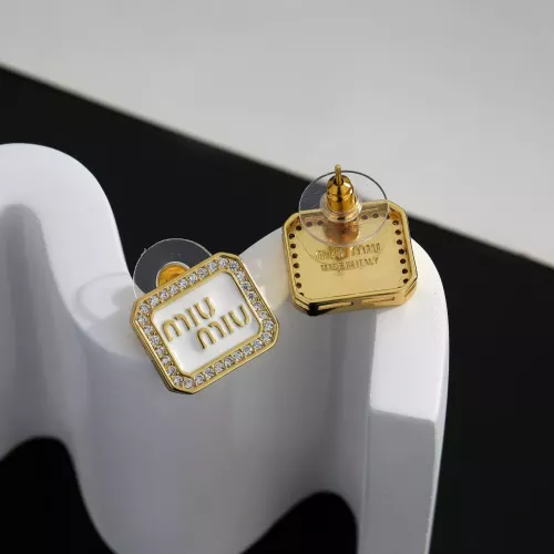 Replica MIU MIU Earrings For Women #1390251 $25.00 USD for Wholesale