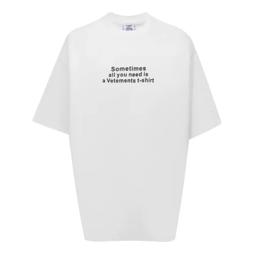 Wholesale VETEMENTS T-Shirts Short Sleeved For Unisex #1390272 $36.00 USD, Wholesale Quality Replica VETEMENTS T-Shirts