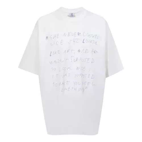 Wholesale VETEMENTS T-Shirts Short Sleeved For Unisex #1390274 $36.00 USD, Wholesale Quality Replica VETEMENTS T-Shirts