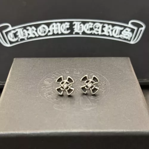 Wholesale Chrome Hearts Earrings For Women #1390295 $29.00 USD, Wholesale Quality Replica Chrome Hearts Earrings