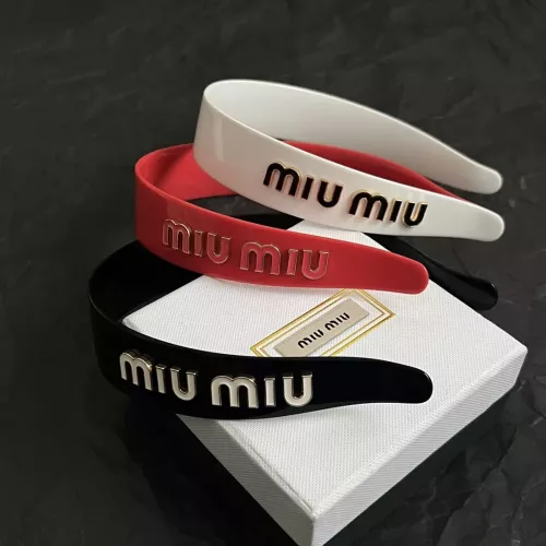 Replica MIU MIU Headband For Women #1390335 $45.00 USD for Wholesale