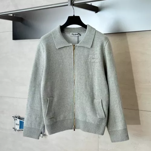 Wholesale MIU MIU Jackets Long Sleeved For Women #1390371 $96.00 USD, Wholesale Quality Replica MIU MIU Jackets