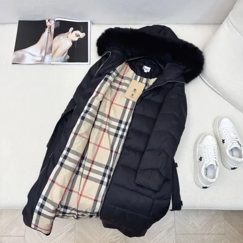 Replica Burberry Down Feather Coat Long Sleeved For Women #1390468 $247.93 USD for Wholesale