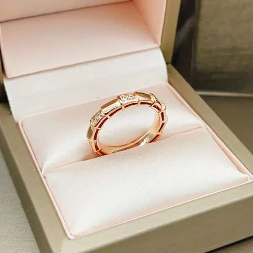 Replica Bvlgari Rings In Rose Gold For Women #1390504 $27.00 USD for Wholesale