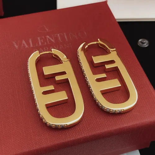 Wholesale Fendi Earrings For Women #1390556 $34.00 USD, Wholesale Quality Replica Fendi Earrings