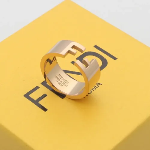 Wholesale Fendi Rings In Rose Gold #1390578 $23.00 USD, Wholesale Quality Replica Fendi Rings
