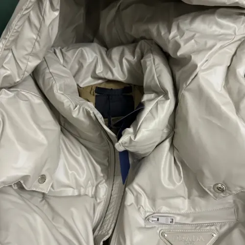 Replica Prada Down Feather Coat Long Sleeved For Unisex #1390660 $162.00 USD for Wholesale