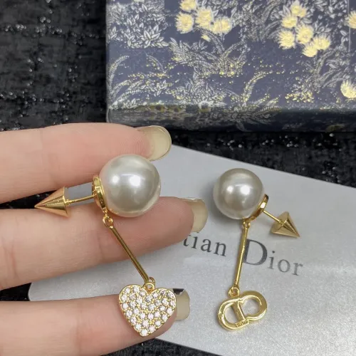 Replica Christian Dior Earrings For Women #1390738 $29.00 USD for Wholesale