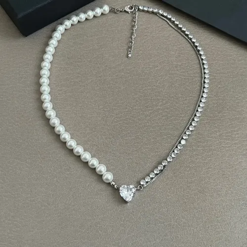 Wholesale Yves Saint Laurent YSL Necklaces For Women #1390771 $29.00 USD, Wholesale Quality Replica Yves Saint Laurent YSL Necklaces