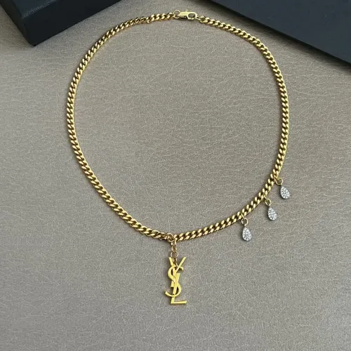 Wholesale Yves Saint Laurent YSL Necklaces For Women #1390773 $29.00 USD, Wholesale Quality Replica Yves Saint Laurent YSL Necklaces