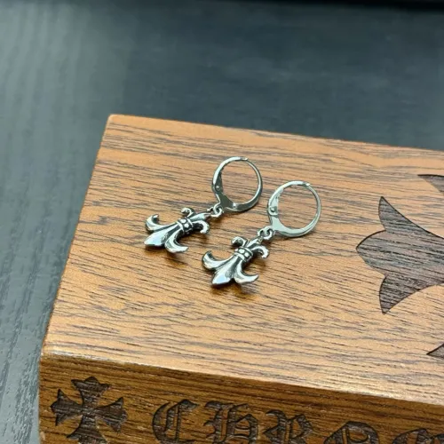 Wholesale Chrome Hearts Earrings For Women #1390820 $34.00 USD, Wholesale Quality Replica Chrome Hearts Earrings