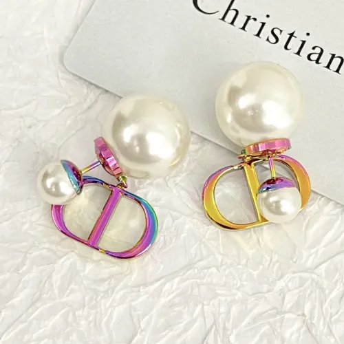 Replica Christian Dior Earrings For Women #1390821 $29.00 USD for Wholesale