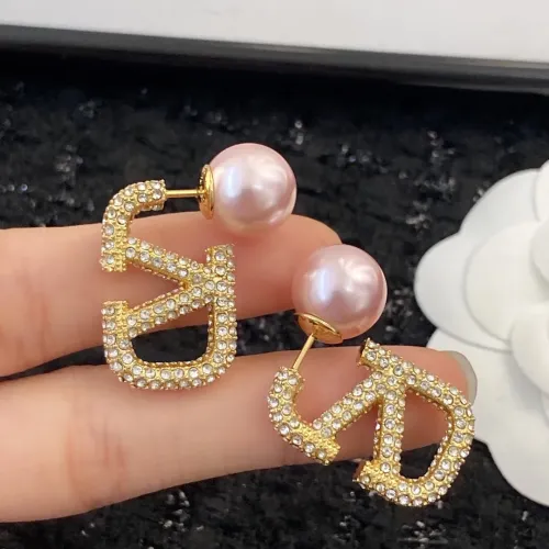 Replica Valentino Earrings For Women #1390864 $40.00 USD for Wholesale