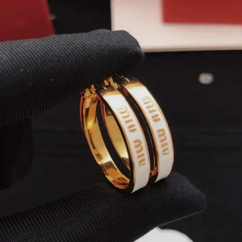 Wholesale MIU MIU Earrings For Women #1390895 $29.00 USD, Wholesale Quality Replica MIU MIU Earrings