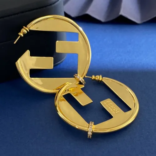 Wholesale Fendi Earrings For Women #1390933 $32.00 USD, Wholesale Quality Replica Fendi Earrings