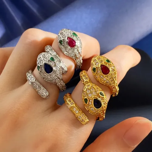 Replica Bvlgari Rings For Women #1390934 $29.00 USD for Wholesale