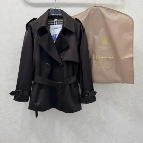 Wholesale Burberry Trench Coat Long Sleeved For Women #1390952 $165.00 USD, Wholesale Quality Replica Burberry Trench Coat