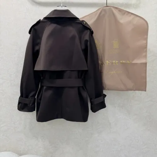 Replica Burberry Trench Coat Long Sleeved For Women #1390952 $165.00 USD for Wholesale
