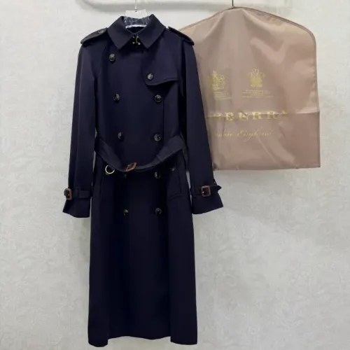 Wholesale Burberry Trench Coat Long Sleeved For Women #1390954 $190.00 USD, Wholesale Quality Replica Burberry Trench Coat