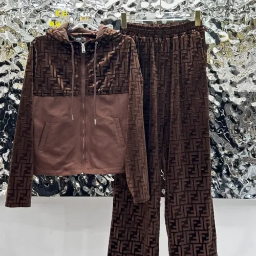 Wholesale Fendi Tracksuits Long Sleeved For Women #1390964 $105.00 USD, Wholesale Quality Replica Fendi Tracksuits