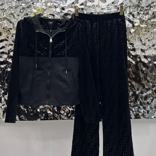 Wholesale Fendi Tracksuits Long Sleeved For Women #1390965 $105.00 USD, Wholesale Quality Replica Fendi Tracksuits
