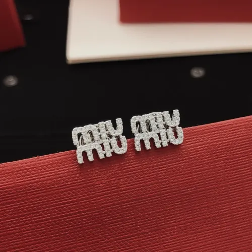 Wholesale MIU MIU Earrings For Women #1390971 $29.00 USD, Wholesale Quality Replica MIU MIU Earrings