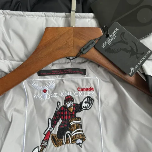 Replica Moose Knuckles Down Feather Coat Long Sleeved For Men #1391064 $192.00 USD for Wholesale