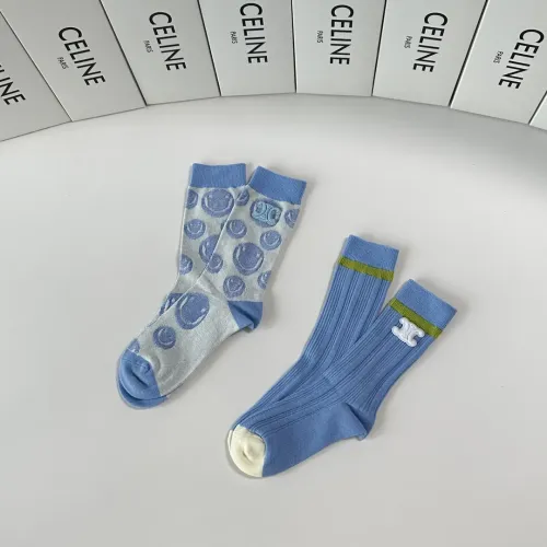 Replica Celine Socks #1391077 $29.00 USD for Wholesale