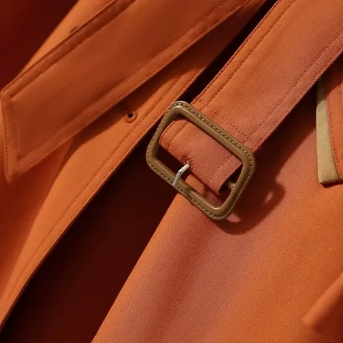 Replica Burberry Trench Coat Long Sleeved For Women #1391095 $132.00 USD for Wholesale