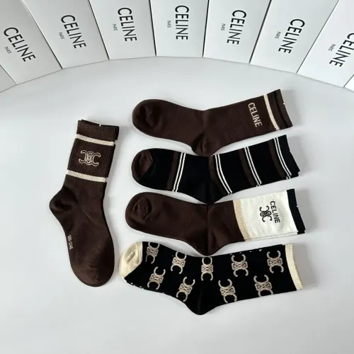 Replica Celine Socks #1391135 $29.00 USD for Wholesale