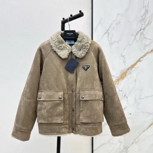 Wholesale Prada Jackets Long Sleeved For Women #1391136 $162.00 USD, Wholesale Quality Replica Prada Jackets