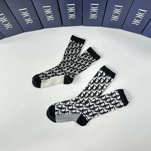 Replica Christian Dior Socks #1391137 $29.00 USD for Wholesale
