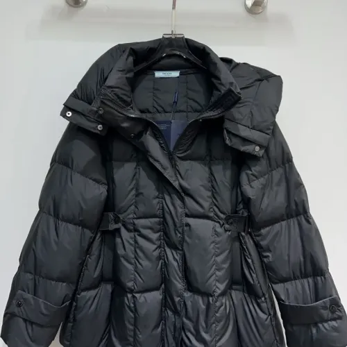 Wholesale Prada Down Feather Coat Long Sleeved For Women #1391144 $128.00 USD, Wholesale Quality Replica Prada Down Feather Coat