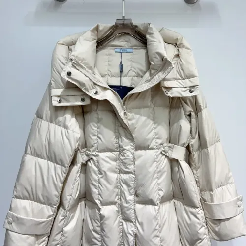 Replica Prada Down Feather Coat Long Sleeved For Women #1391147 $128.00 USD for Wholesale