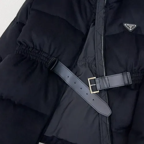 Replica Prada Down Feather Coat Long Sleeved For Women #1391148 $245.00 USD for Wholesale