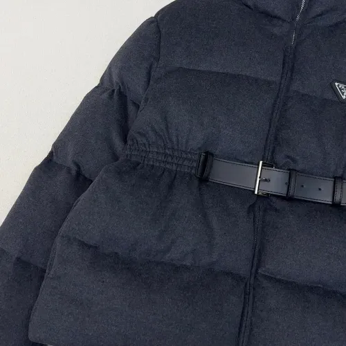 Replica Prada Down Feather Coat Long Sleeved For Women #1391149 $245.00 USD for Wholesale