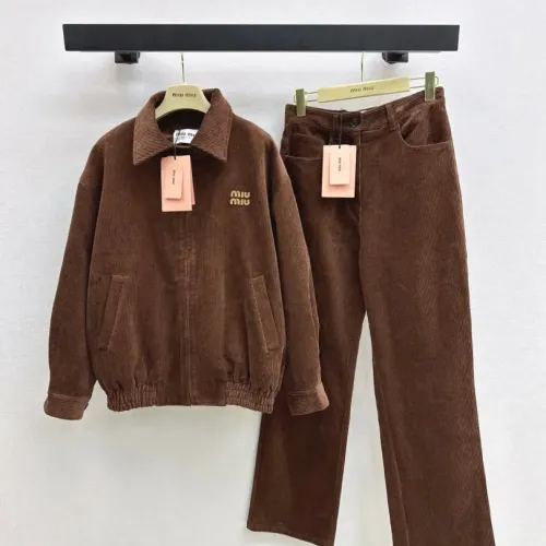 Wholesale MIU MIU Tracksuits Long Sleeved For Women #1391158 $247.93 USD, Wholesale Quality Replica MIU MIU Tracksuits