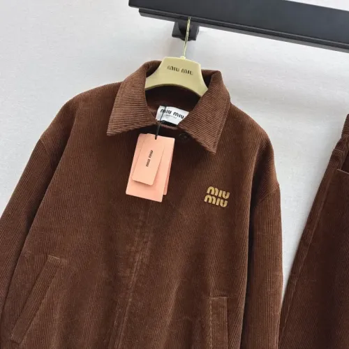 Replica MIU MIU Tracksuits Long Sleeved For Women #1391158 $247.93 USD for Wholesale